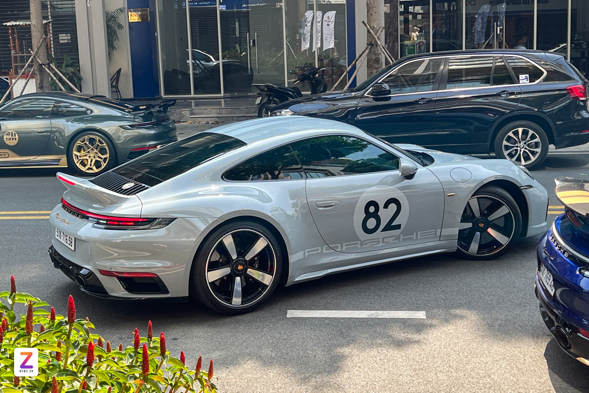 Dan xe Porsche hop mat anh 2